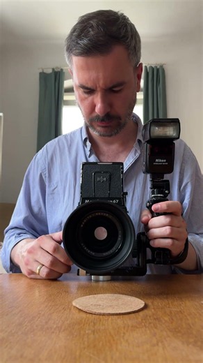 Mamiya RB 67 Pro S with special Flash