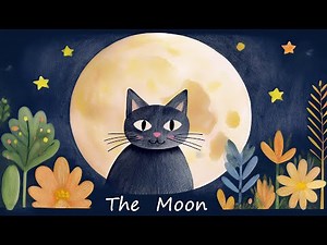 The Moon Song | Bedtime Cartoon Music | A Soothing Nursery Rhyme to Help Kids Sleep Tight