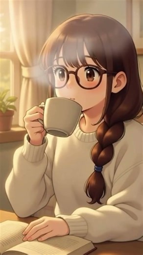 she really said cozy and peaceful 🌿📚 #animevibe #shorts