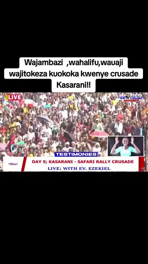 Kenyan Pastor Ezekiel's Crusade: Wajambazi, Wahalifu, Wauaji Kuokoka