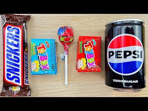 Rainbow Candy & Snickers | Visual Crunch Party 🌈🍫