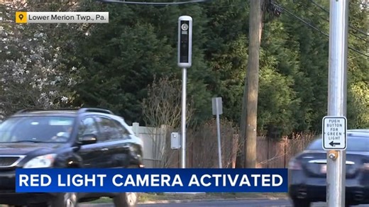 First red light camera now activated in Lower Merion Township, Pa. | Haystack News