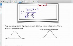 AP统计学(AP Statistics) Lesson 43 Significance Tests for a Difference in Means