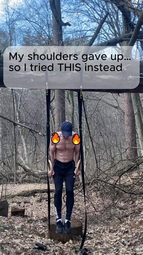 Ring Dips Instead of Pike Push-Ups? (Shoulders Were DONE 💀) #shorts