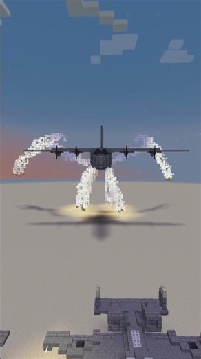 building an AC-130 (Minecraft)