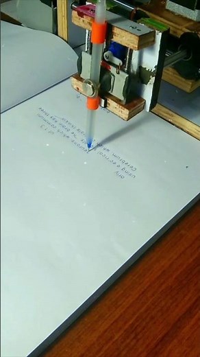 Homemade homework writting machine 🤩 #diy