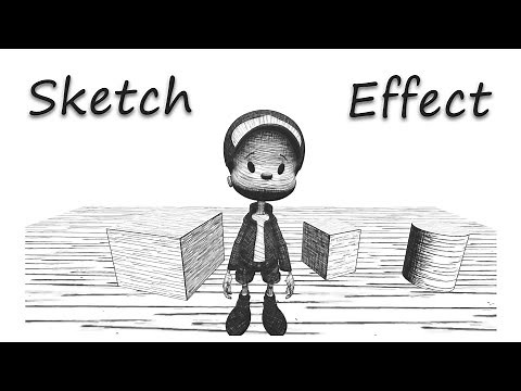Pencil Sketch shader effect for Unity