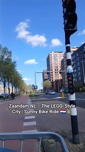 Zaandam NL – The LEGO‑Style City | Sunny Bike Ride 🇳🇱🚴