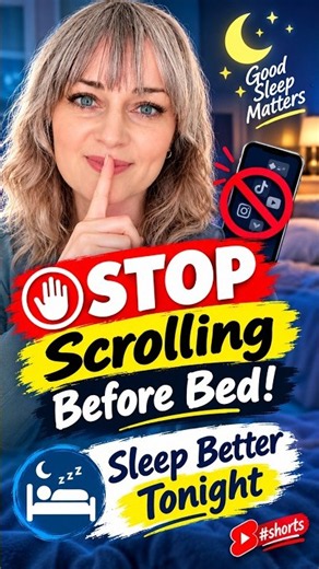 STOP Scrolling Before Bed! Sleep Better Tonight #shorts