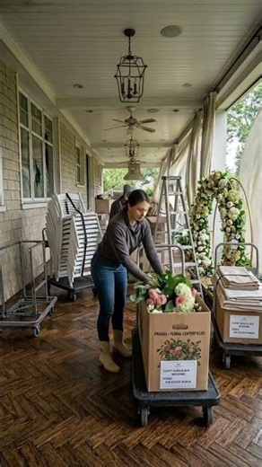 Back Porch to Bridal Shower Setup That Actually Looks Expensive #diy #transformation #wedding