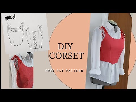 Corset quick and easy | The most detailed tutorial + PDF pattern
