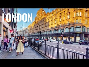 Knightsbridge London City Walk | 2025 Posh Chelsea London Summer Walking Tour | London View [4K HDR]