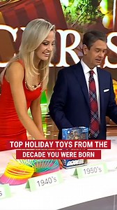 60K views · 248 reactions | SANTA’S WORKSHOP: From Slinkies to skateboards, FOX News hosts take you down memory lane as they guess which decade iconic toys that kids still use today were made. | Fox Business | Facebook