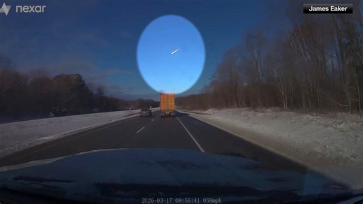 Caught on camera: Suspected meteor spotted falling over Pennsylvania