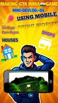 Making🔥Gta india🇮🇳Map more Interesting🚀|using mobile|It's magic game engine |