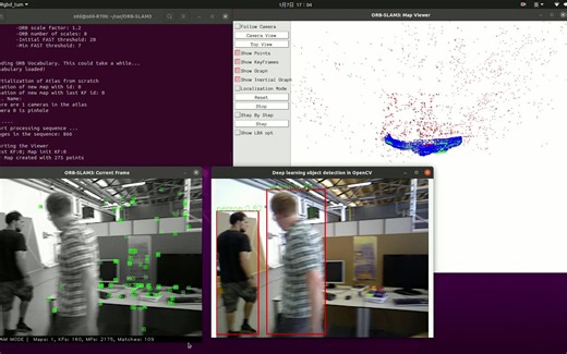 ORB-SLAM3+YOLOv7实现动态特征点剔除