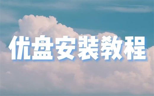 干货！软件优盘安装教程！