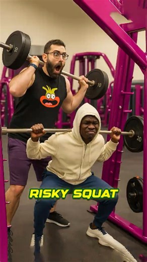 Funny Gym Squat Fail Moment 🤣 #shorts #gym #fail #squat