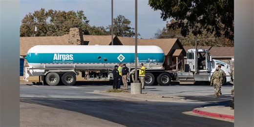 Ammonia gas leak from tanker truck sickens dozens of people, forces evacuations