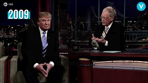 All the Times David Letterman Interviewed Donald Trump