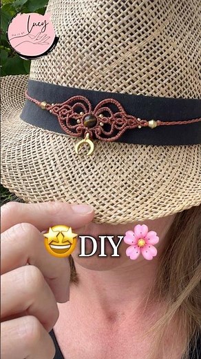 👆✨Tutoriel complet #micromacrame #chokernecklace