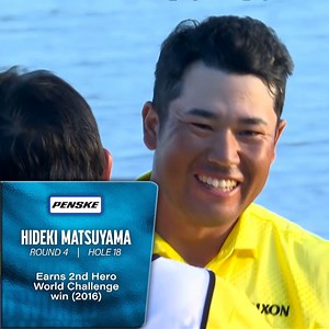 31K views · 553 reactions | WHAT. A. SHOW. 朗 Hideki Matsuyama earned his second Hero World Challenge victory, battling a star-studded leaderboard to take home the W in a playoff victory. Golf Channel | Penske | Golf Channel | Facebook