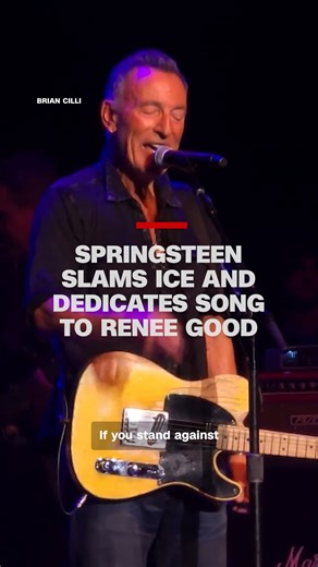 During a surprise performance at a concert in New Jersey, Bruce Springsteen criticized the Trump administration and the deployment of federal immigration agents in Minneapolis. Springsteen dedicated his performance of the 1978 song "The Promised Land" to Renee Good, the 37-year-old who was fatally shot by an ICE agent. | CNN