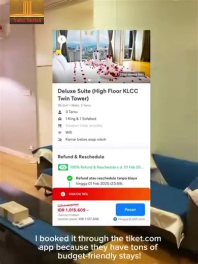 Book your stay in Ticket.com via link:in bio or Let's Book now and get special discount for Direct bookings! Contact us now: 📞 Whatshap : ‪ 60 16-637 0445 or contact us via direct messenger