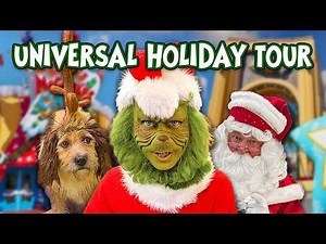 Meet THE GRINCH at Universal Orlando! Grinch Breakfast & Universal Holiday Tour