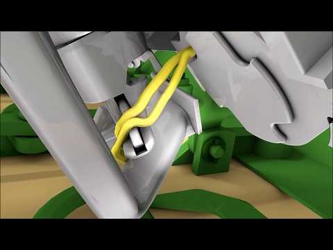 KRONE BiG Pack Large Square Baler Double Knotter Animation