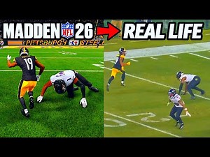 I Recreated TOP PLAYS From NFL Week 18 in Madden 26!