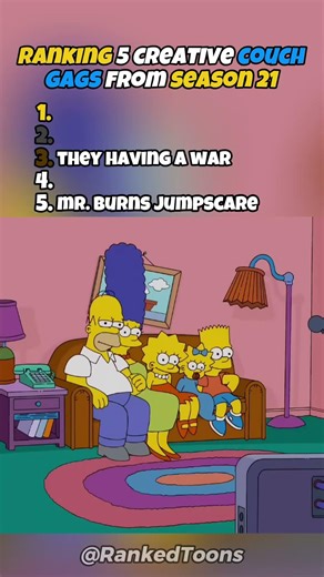 Ranking 5 Creative Couch Gags From Season 21