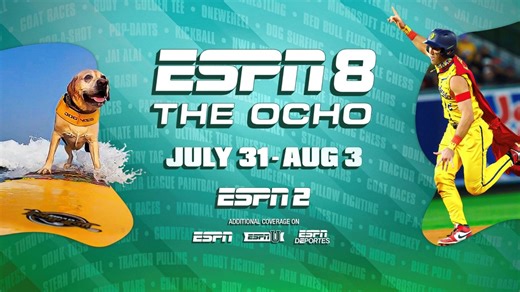 Where to stream ESPN the Ocho 2025 today? How to watch cornhole, dodgeball, Pop-A-Shot, more