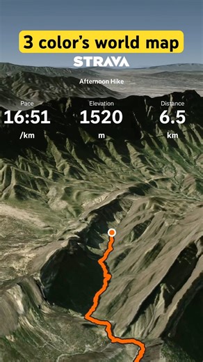 3 color’s world map