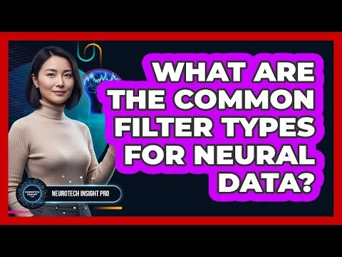 What Are The Common Filter Types For Neural Data?