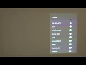 How to Change Keyboard Language on XIAOMI Mi Smart Projector 2 Pro - Set Second Keyboard Language