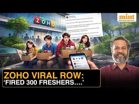 ‘Laid Off Without Notice’: Zoho Breaks Silence on Fresher’s Viral Allegation