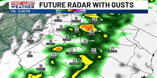 Rain tonight moves out, mild and dry weekend expected