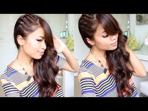 Twisted Side Swept Hairstyle feat. NuMe Lustrum Curling Wand
