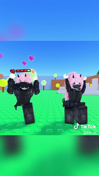 Declaración de amor animada en Roblox