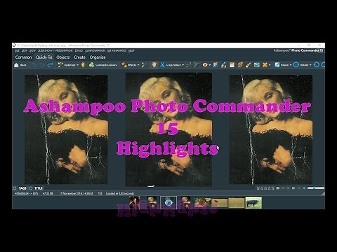 Ashampoo Photo Commander 15 highlights