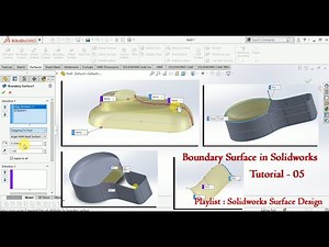 Boundary Surface In Solidworks | Tutorial-05 |