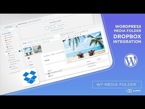 WordPress media library with Dropbox
