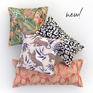 2.1K views · 39 reactions | Just in! Our throw pillows now come in new sizes for even more layering options ✨ Explore 4 new styles and learn 5 tips for mixing print and pattern into your space >> https://bit.ly/3g0hDeV | Spoonflower | Facebook