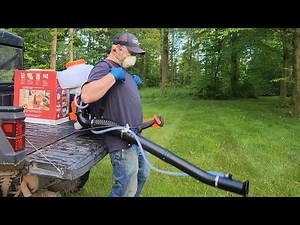 Use This To DESTROY Mosquitoes! Proyama Gas Backpack sprayer/fogger.