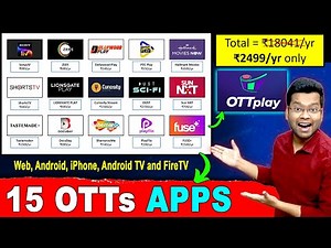 15 OTT Combo - OTTplay App | OTTplay Plans 2023 | Best OTT App | OTT | OTTplay | OTT Combo Pack New