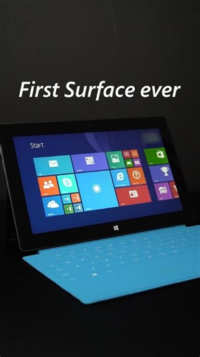 Microsoft Surface on Instagram: "Did you know the first ever Surface device, the Surface RT, was introduced in 2012? It wowed the tech world with a built-in kickstand and a detachable keyboard, establishing a new frontier of personal computing and setting the stage for the Surface lineup we know today #Microsoft50 #MicrosoftSurface #SurfaceRT #ASMR #Unboxing"