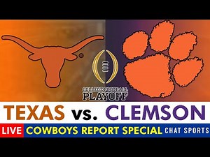 Texas vs. Clemson Live Streaming Scoreboard, Play-By-Play, Highlights: 2024 CFP 1st Round On TNT