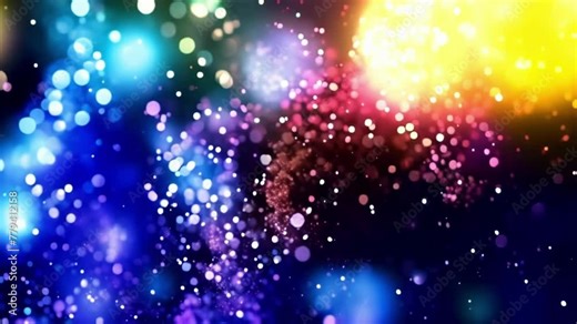 Experience the excitement of a glitter bomb explosion in a stunning array of colors.