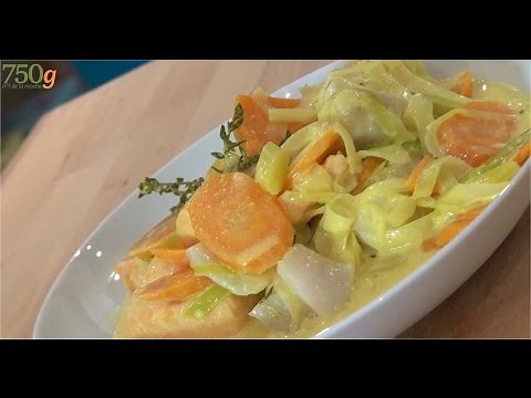 Recette de Blanquette de poissons - 750g